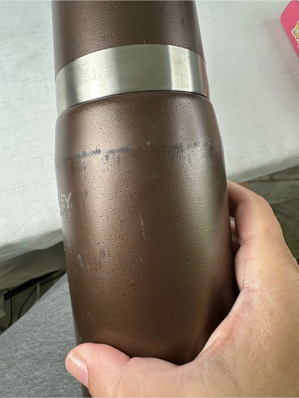 Stanley Brown Unbreakable Vacuum Bottle with Stainless Trim - Picture 8 of 12